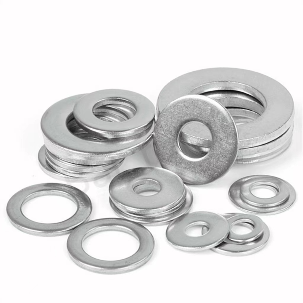 Precision CNC Machined Titanium Metric Flat Washers DIN125 Precision CNC Machined Titanium Metric Flat Washers DIN125