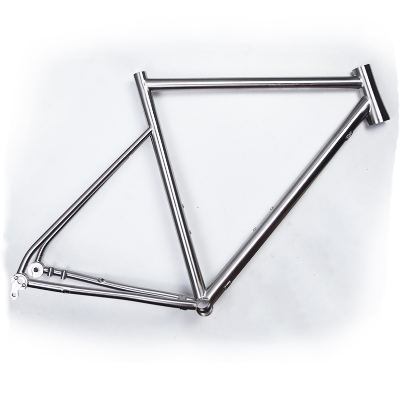 Titanium MTB Downtube Internal Cable Routing Bike Frame M22