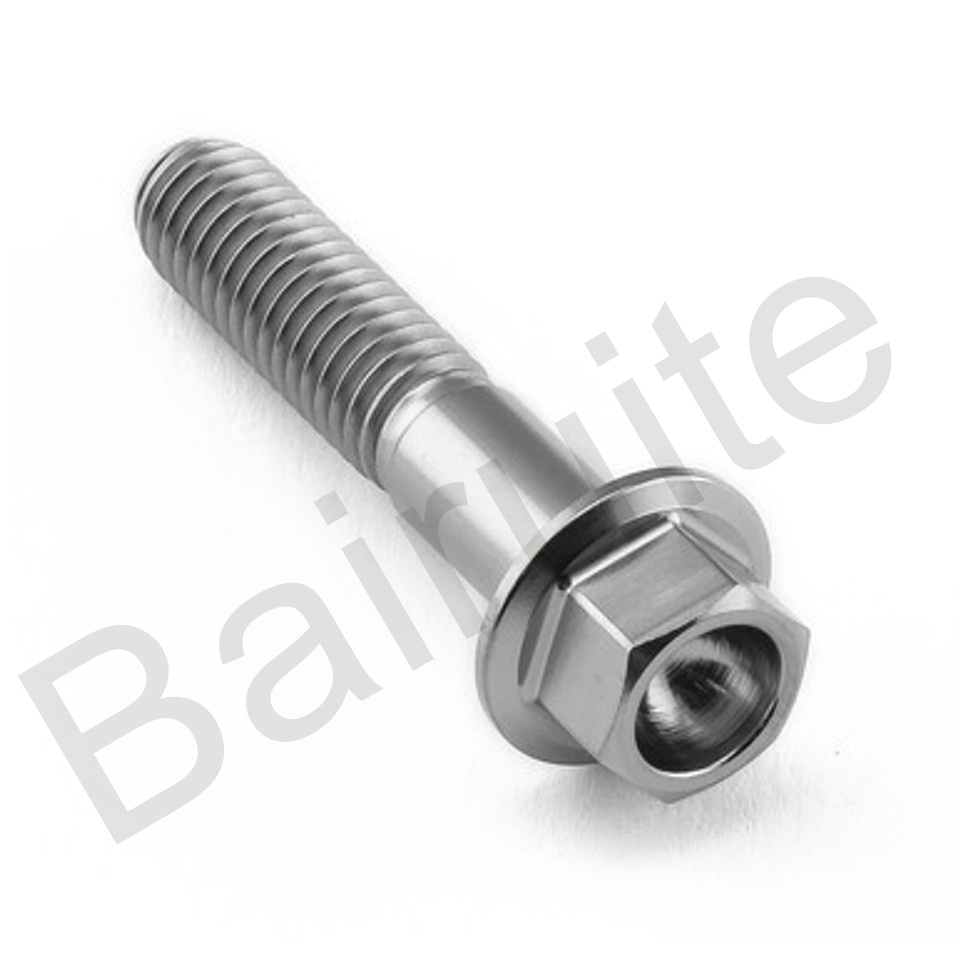 Titanium Alloy Hex Head Flange Bolts Front Axle Pinch Bolts
